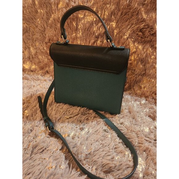 Dune London Womens Teal/Mustard Top Handle Bag - Picture 4 of 8